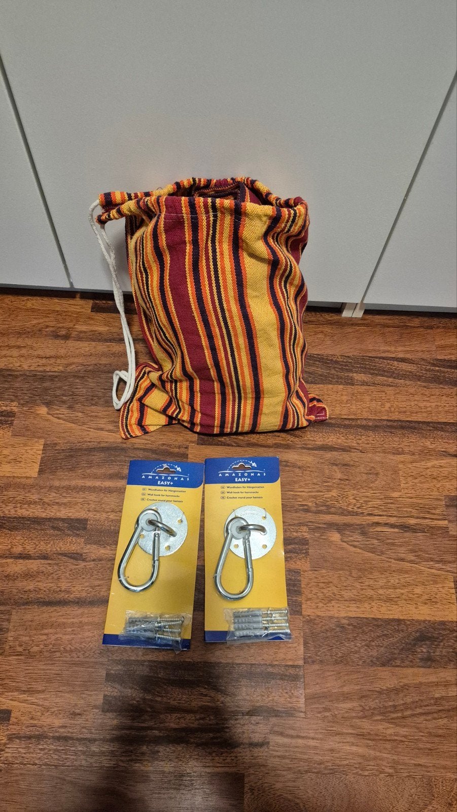 AMAZONAS hangmat origineel uit Brazilië met ophanghaken, Tuin en Terras, Hangmatten, Nieuw, Meerpersoons, Opvouwbaar, Binnen, Buiten