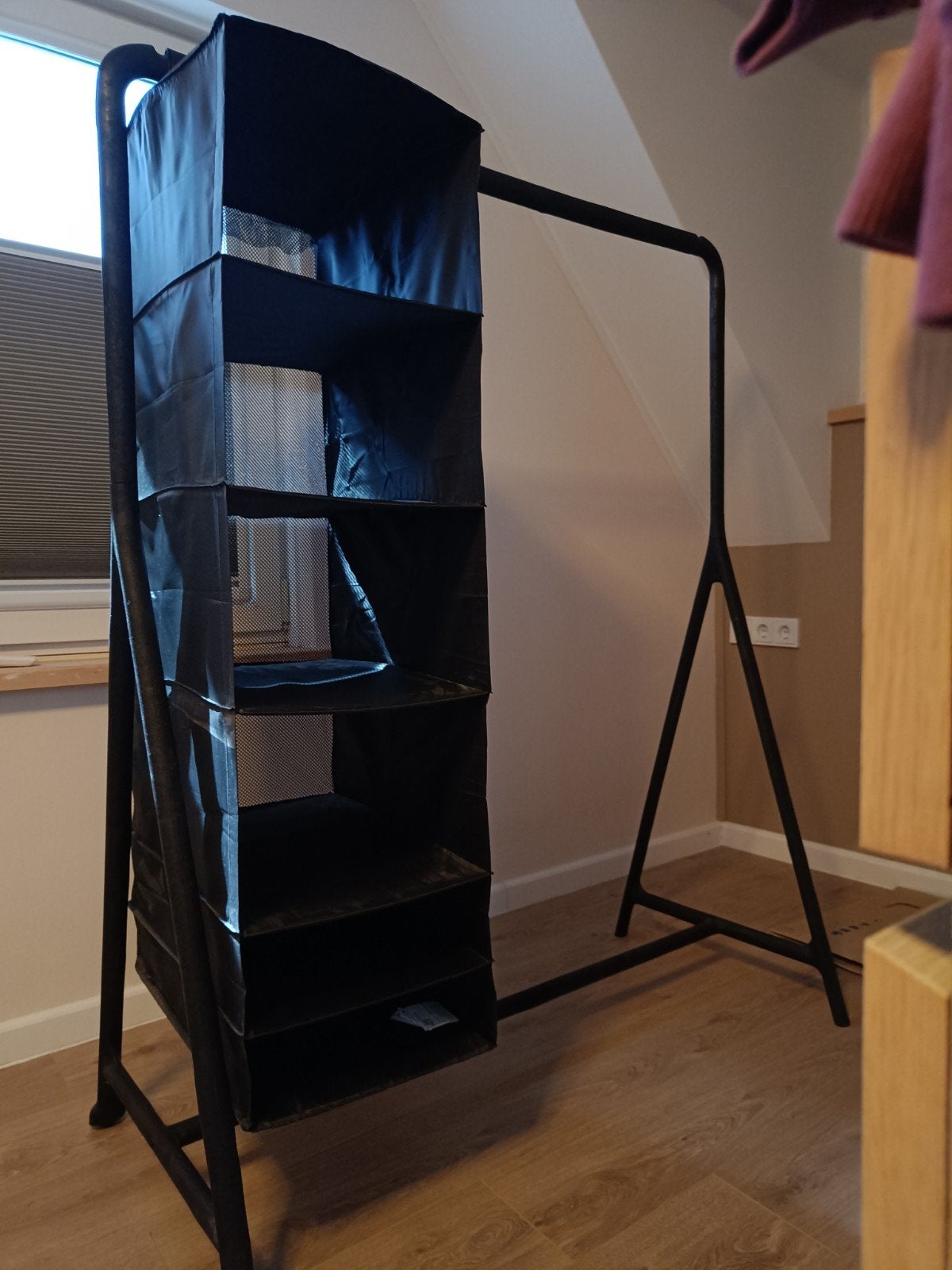2x Kledingrek Turbo Ikea met 1x skubb opberger, Ophalen, Met wielen, Zo goed als nieuw
