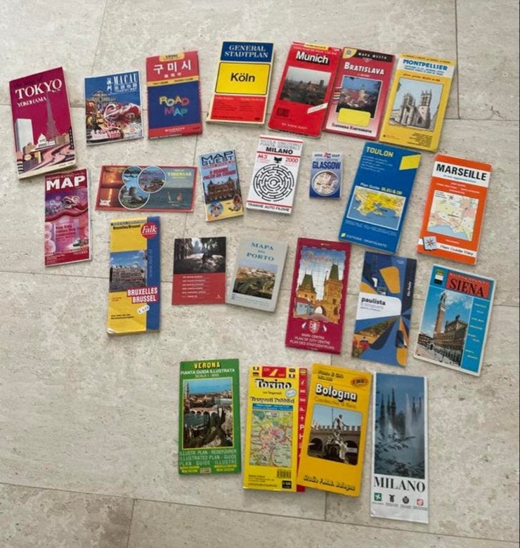 24 Wereldwijde Stadsplattegronden Collectie, Ophalen, Gelezen, Overige merken, Europa