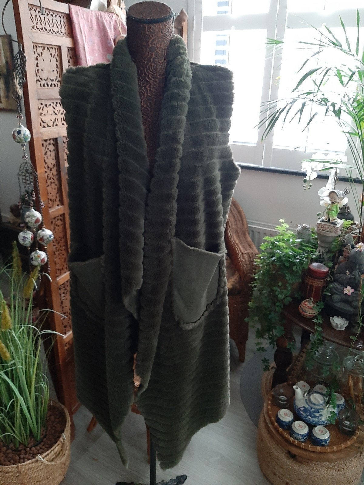 Nieuw!Prachtig Vest-jasje-Gilet/2 kanten draagbaar mt L, Ophalen of Verzenden, Nieuw