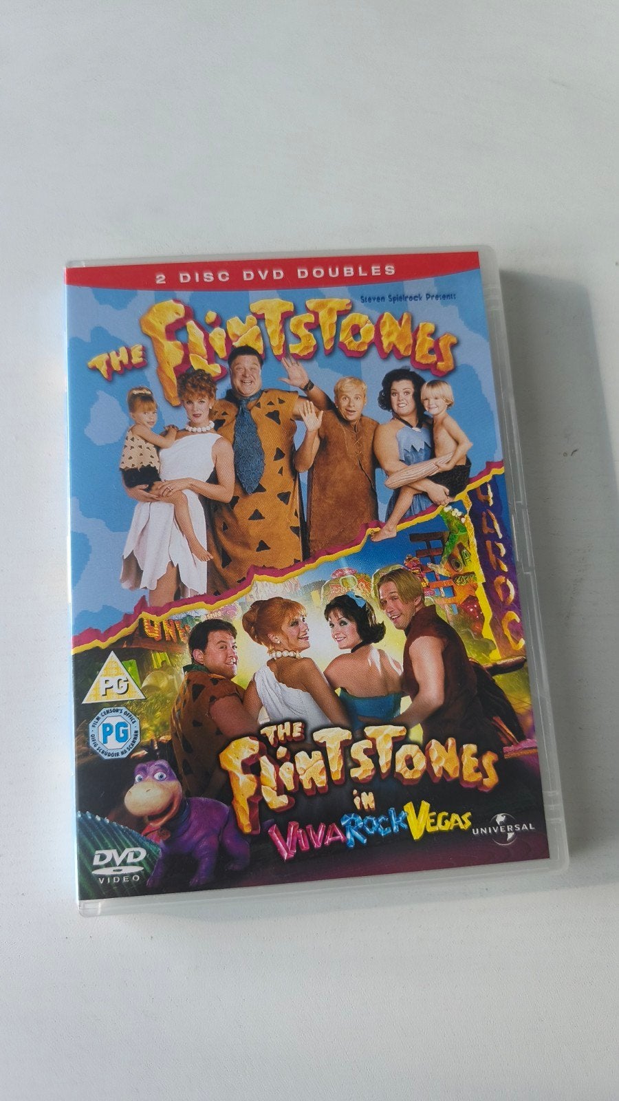 The Flintstones Double Pack DVD - 2 films in 1, Nederlands, Ophalen of Verzenden, Kinderprogramma of -film, Inclusief doosje