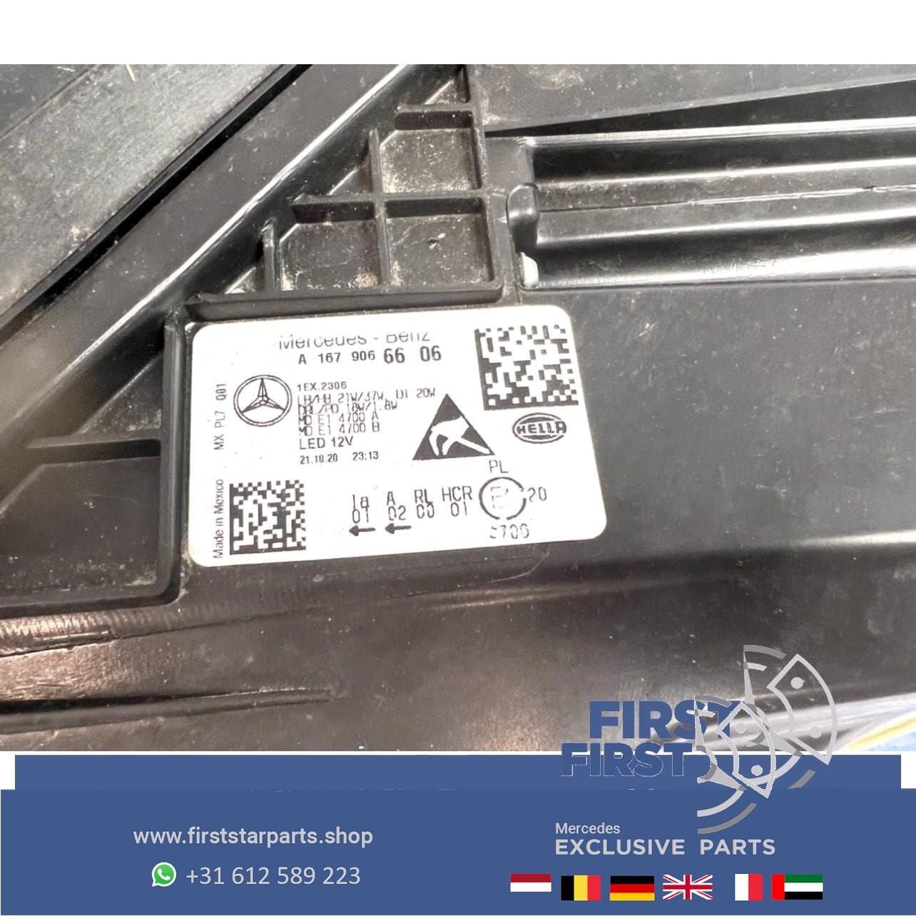 A1679066606 W167 GLE HIGH PERFORMANCE LED KOPLAMP RECHTS ori, Auto-onderdelen, Verlichting, Gebruikt, -, Ophalen of Verzenden