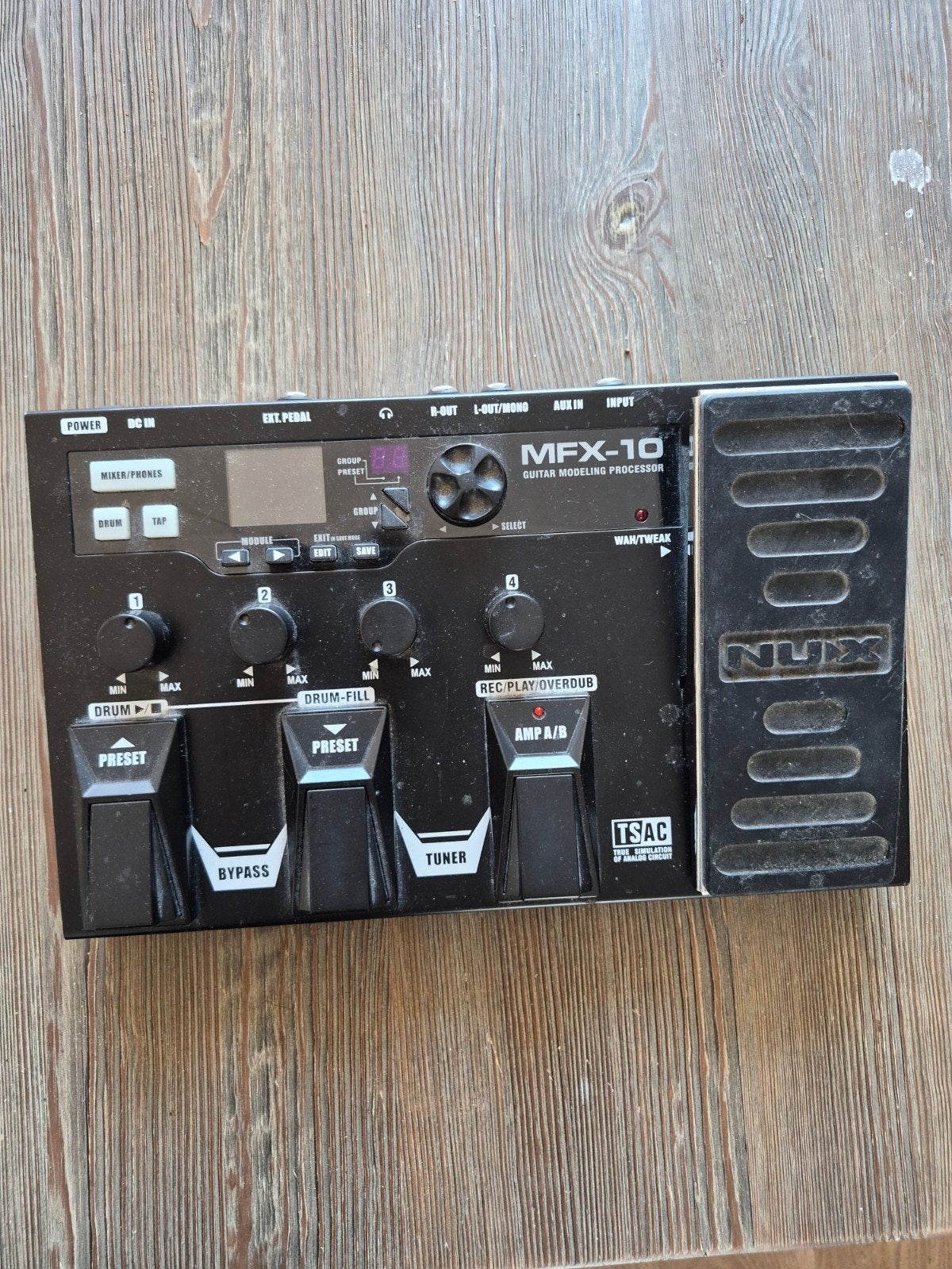 NUX MFX- multi effect pedaal, Ophalen, Gebruikt, Multi-effect