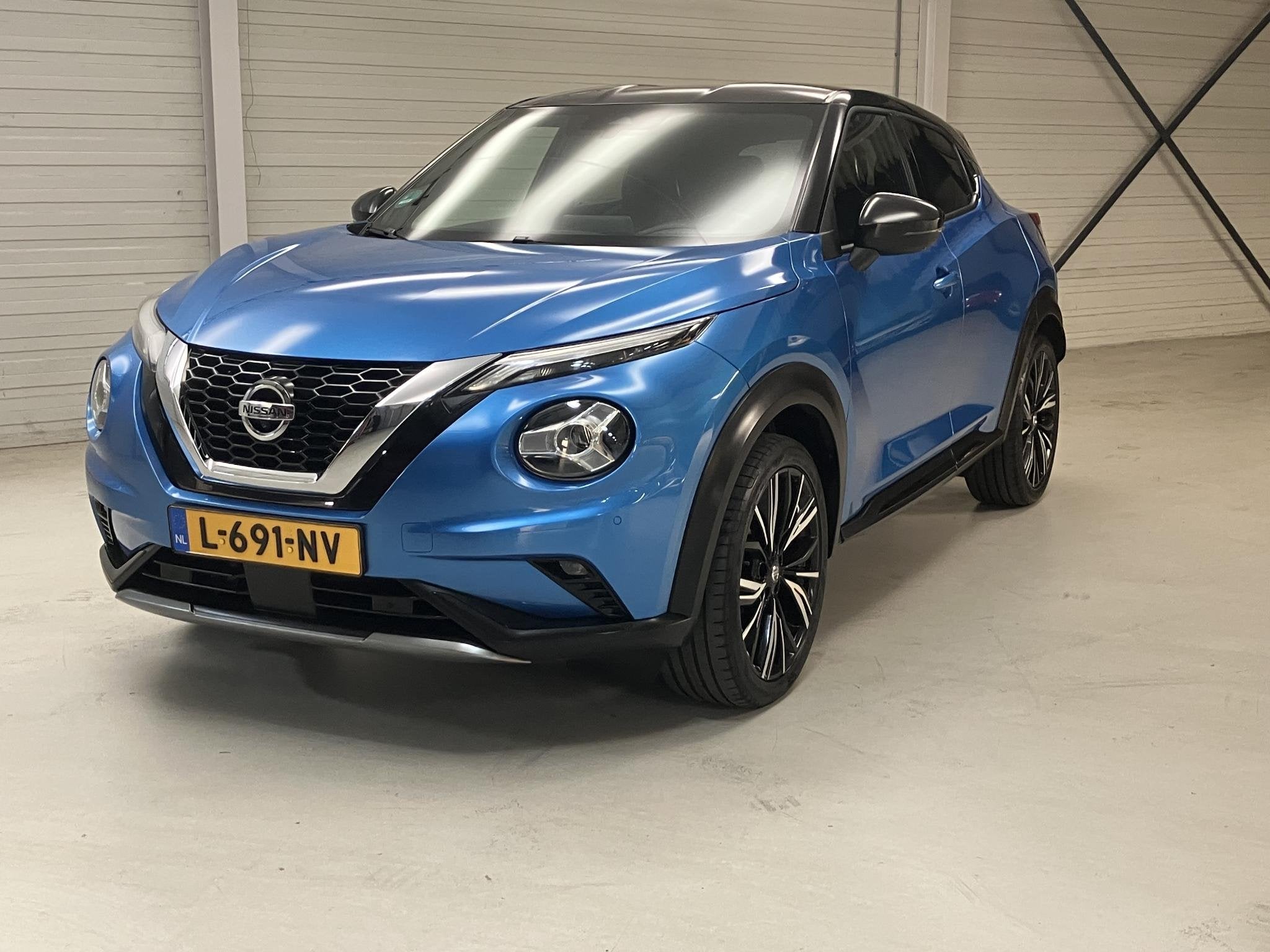 Nissan Juke 1.0 DIG-T N-Design / Trekhaak / Bose sound / Ach, Auto's, Voorwielaandrijving, Euro 6, Blauw, Origineel Nederlands