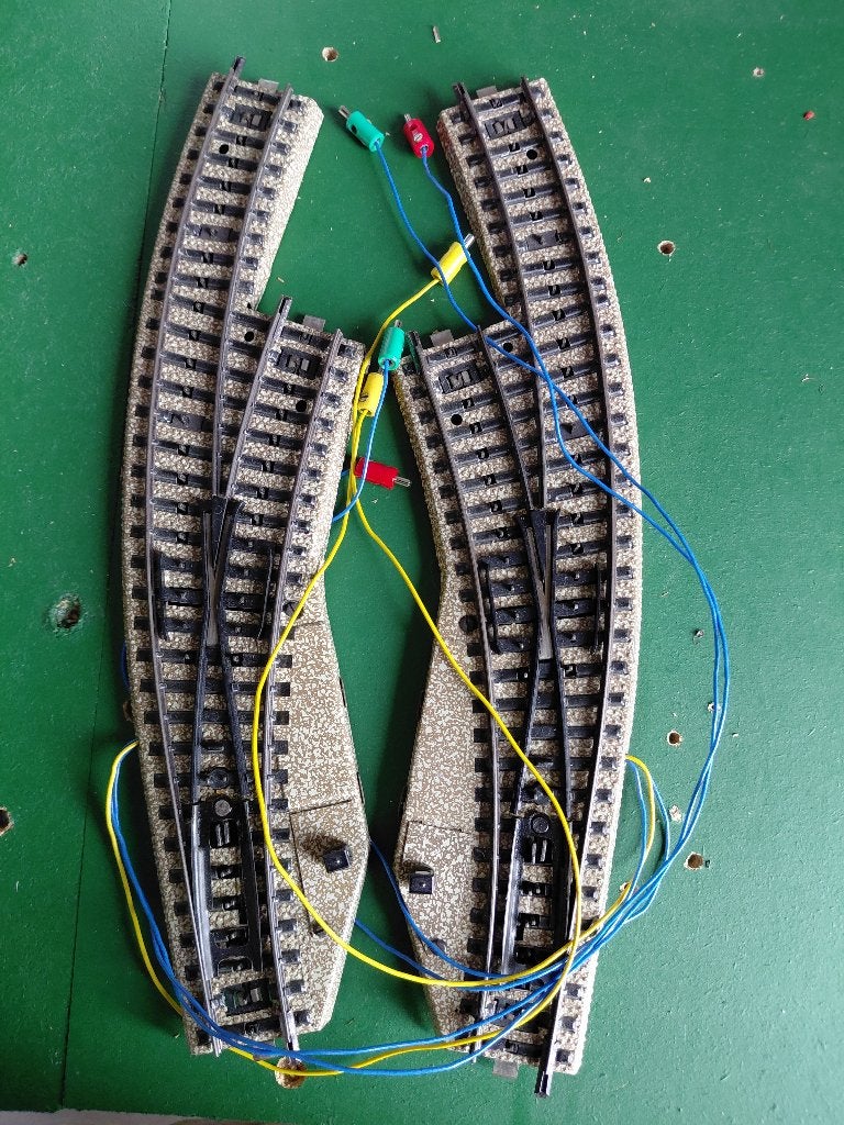 Märklin 5140 Gebogen wissels, Wisselstroom, Gebruikt, Rails, Ophalen of Verzenden
