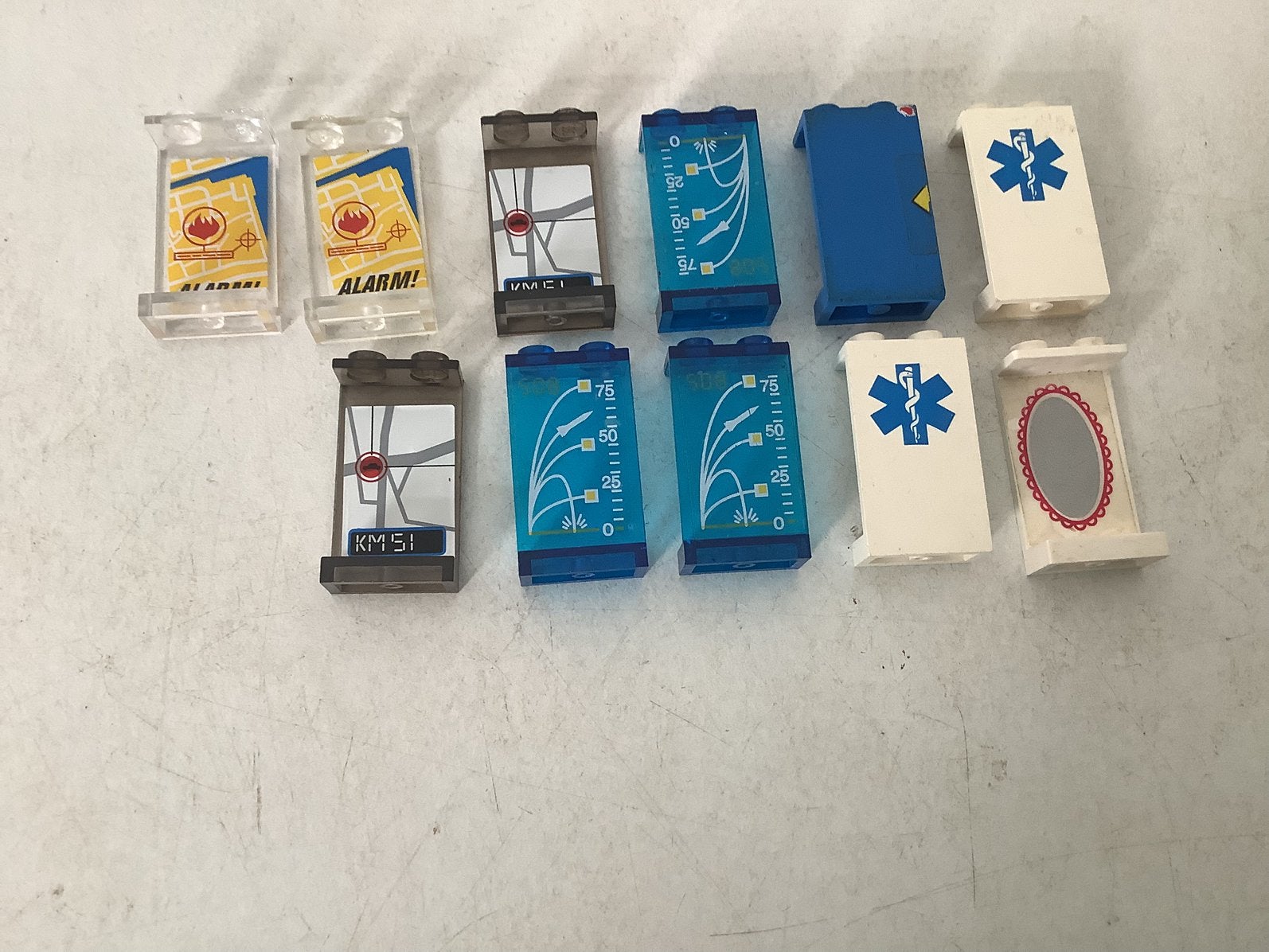 Lego paneel 1x2x3 met opdruk of sticker, Ophalen of Verzenden, Gebruikt, Losse stenen, Lego