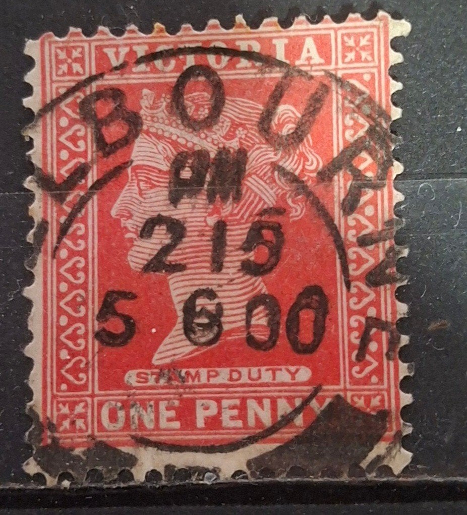 Victoria Postzegel (B3-P17), Ophalen of Verzenden, Gestempeld