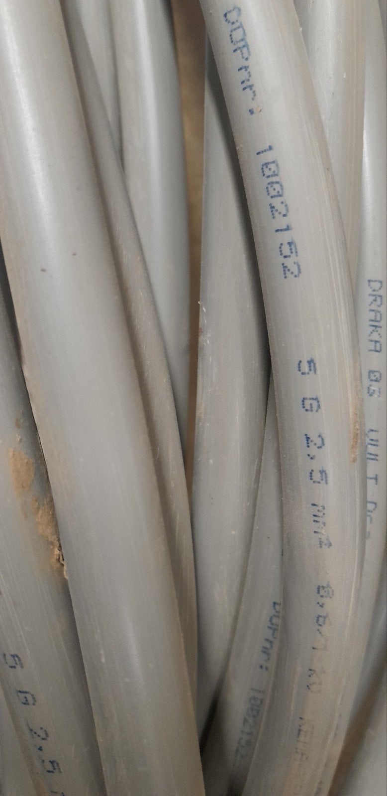 Draka 5G 2.5 mm² Aarddraad - 50m, 40m, 60m bundels, Doe-het-zelf en Verbouw, Ophalen of Verzenden, Nieuw, Kabel of Snoer