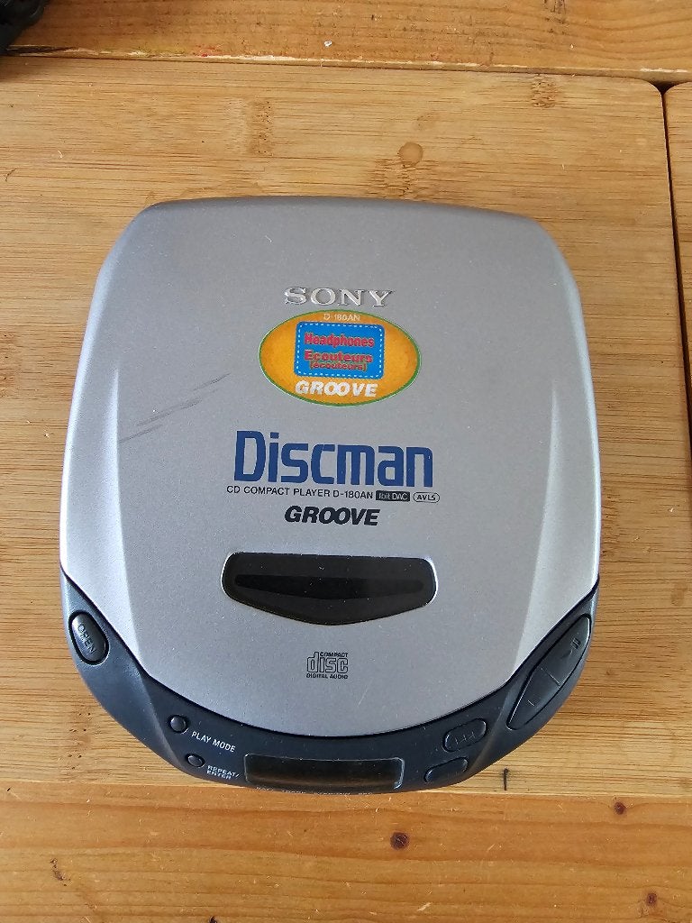 Sony discman groove, Ophalen, Discman