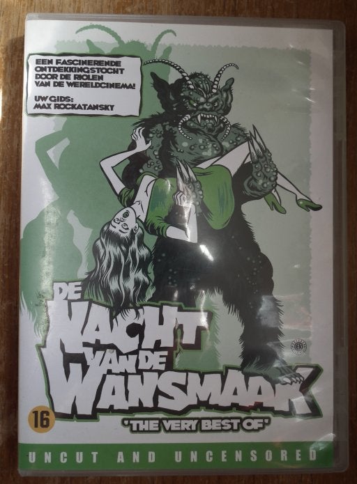 CULT / de NACHT van de WANSMAAK Uncut and Uncensored, Cd's en Dvd's, Dvd's | Horror, Vanaf 16 jaar, Ophalen of Verzenden, Zo goed als nieuw