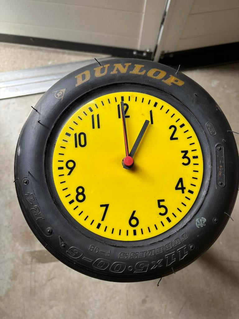 Dunlop klok, Verzamelen, Ophalen of Verzenden, Gebruikt, Formule 1