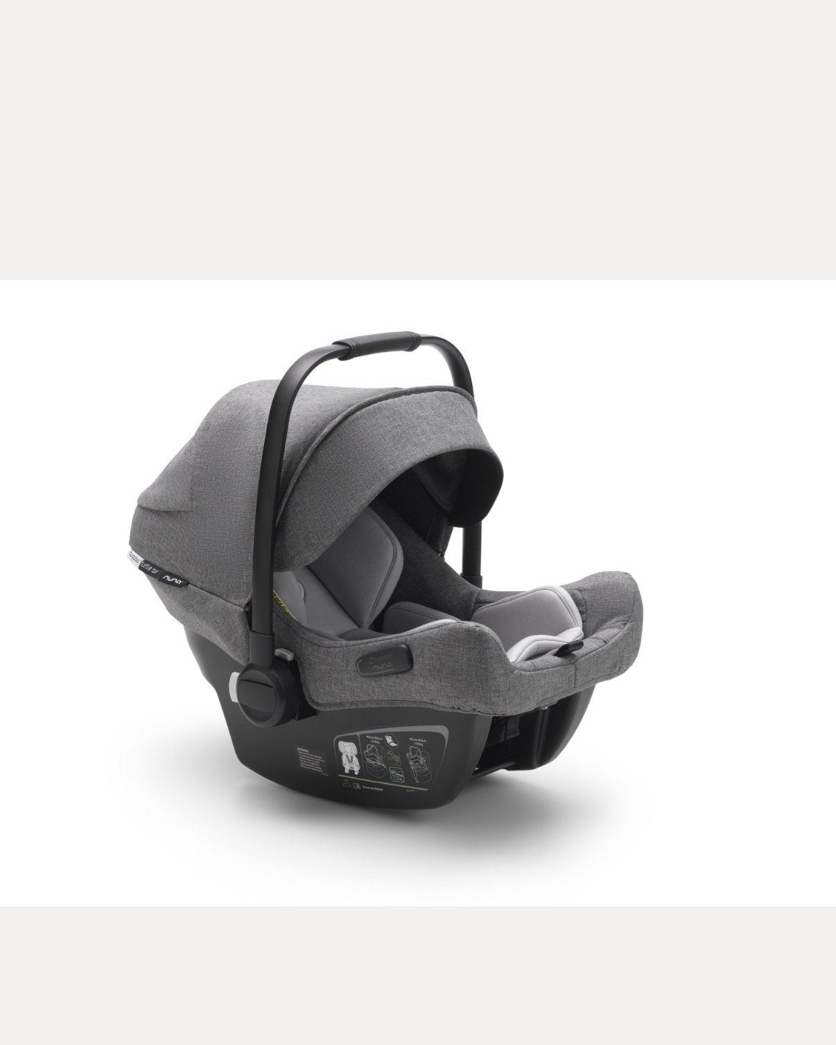 Bugaboo Turtle Air by Nuna autostoel met Isofix adapters, Autogordel of Isofix, Gebruikt, 0 t/m 13 kg, Ophalen