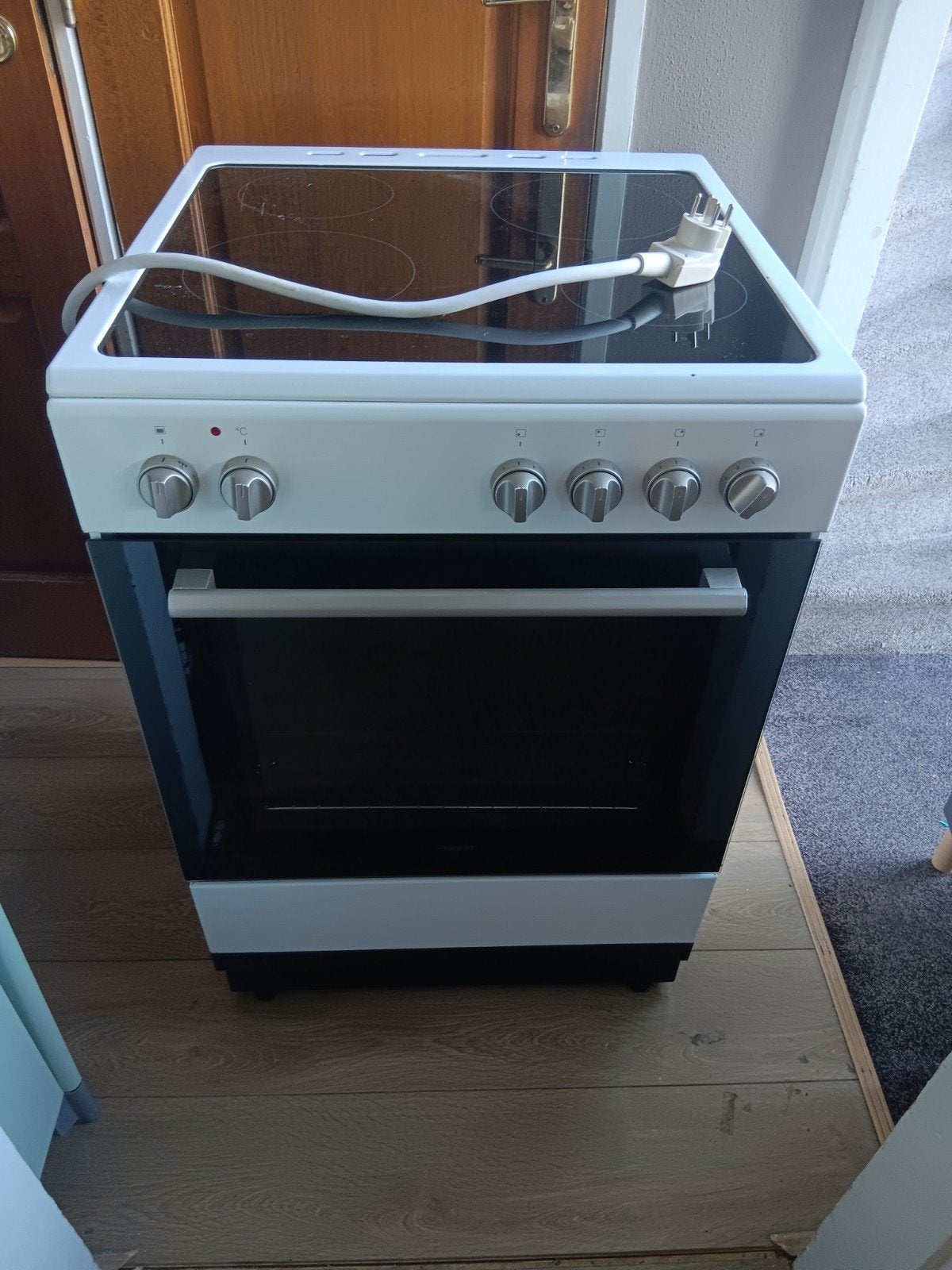 Pelgrim Inductie Fornuis met Oven, Ophalen, Gebruikt, Warmhoudplaat, 60 cm of meer