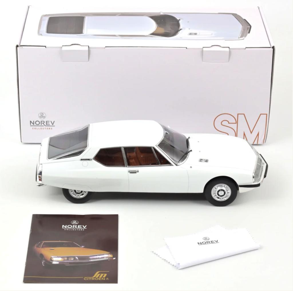 Citroen SM 1970 WIT presentatie Geneve 1/12 NOREV ref 121701, Verzenden, Nieuw, 1:5 t/m 1:8, Auto