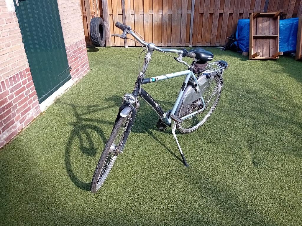 heren fiets, Fietsen en Brommers, Fietsen | Heren | Herenfietsen, Ophalen, Gebruikt, Versnellingen, 57 tot 61 cm