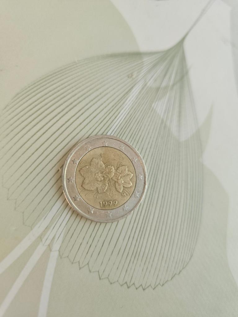 Zeldzame Finse 2 Euro munt 1999, Postzegels en Munten, Munten | Europa | Euromunten, Ophalen of Verzenden, Finland, 2 euro, Losse munt