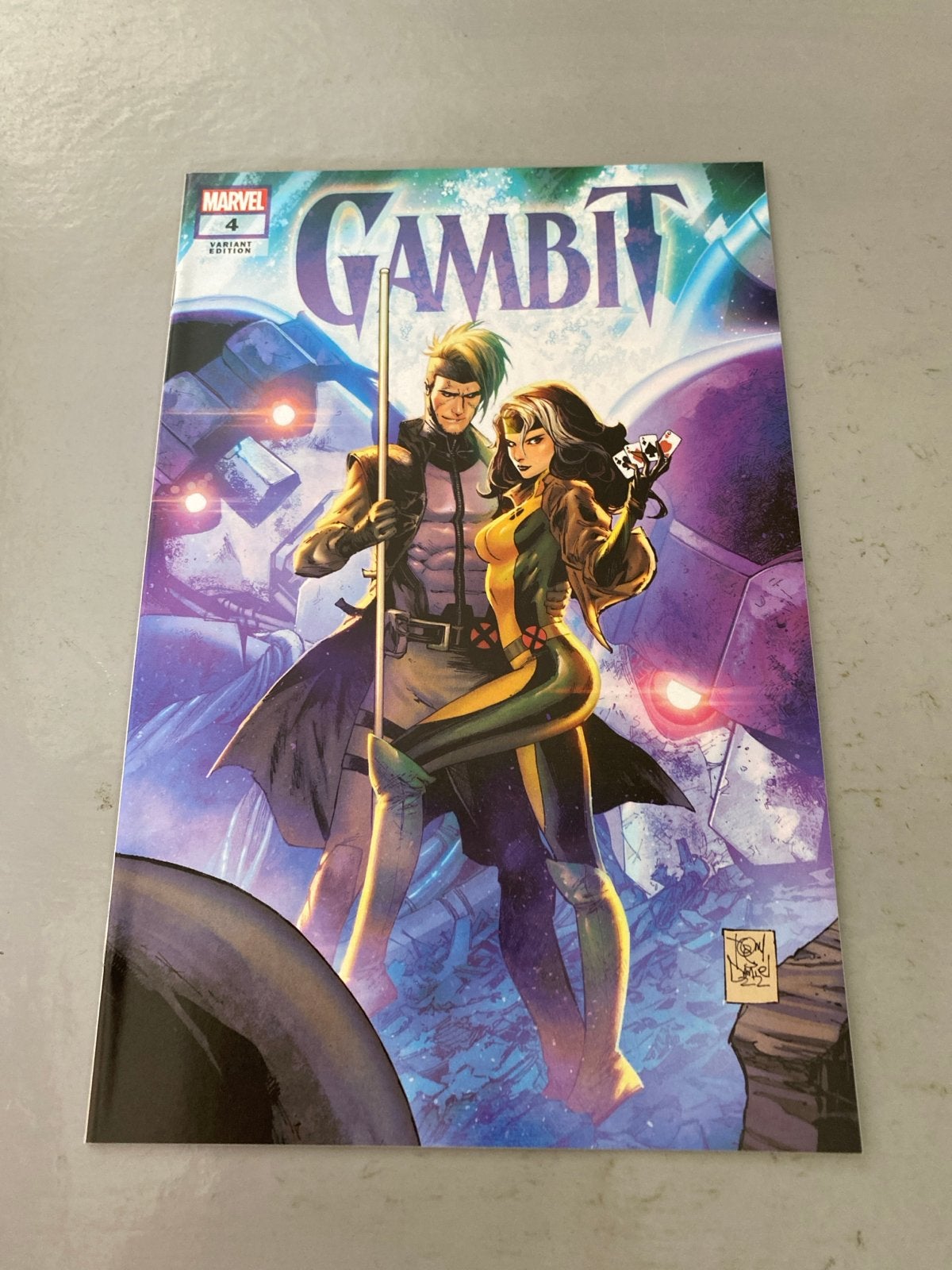 Gambit Vol. 6 #4 Tony Daniel Trade Dress Variant, Boeken, Eén comic, Ophalen of Verzenden, Zo goed als nieuw, Amerika