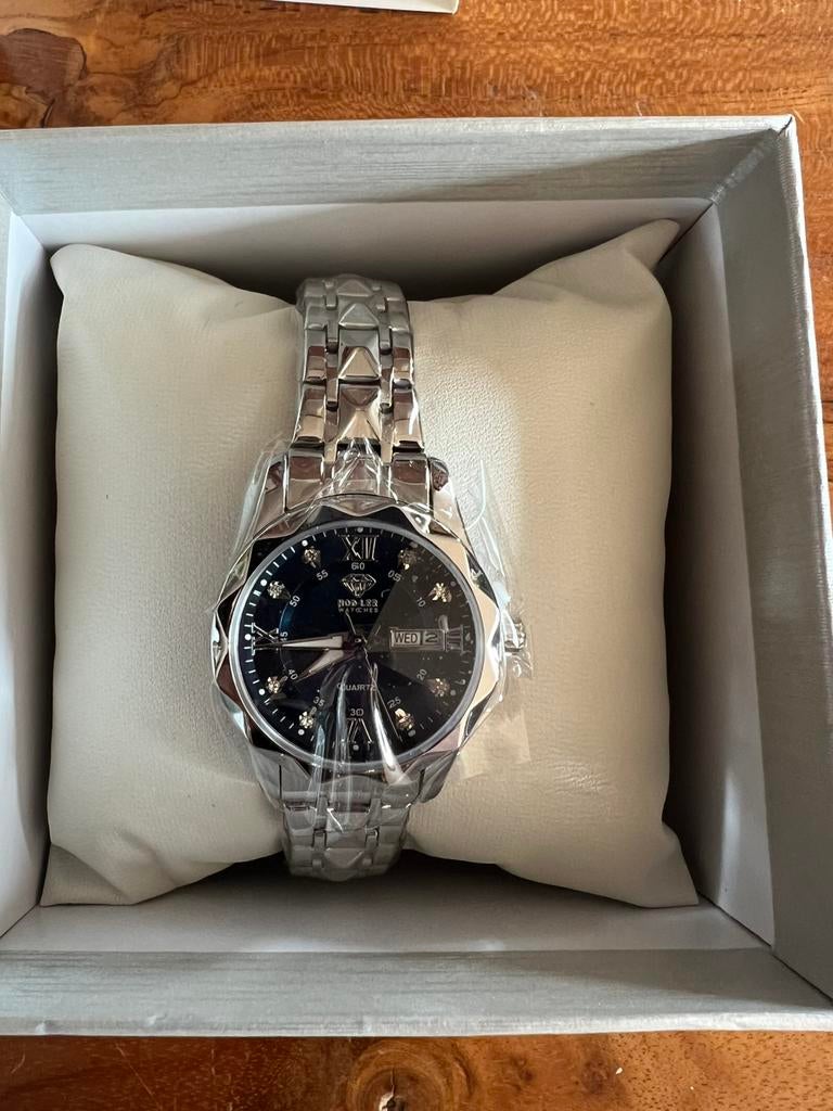 Hodler Horloge Romont Silver - Blue Dial, Overige merken, Verzenden, Polshorloge, Overige materialen