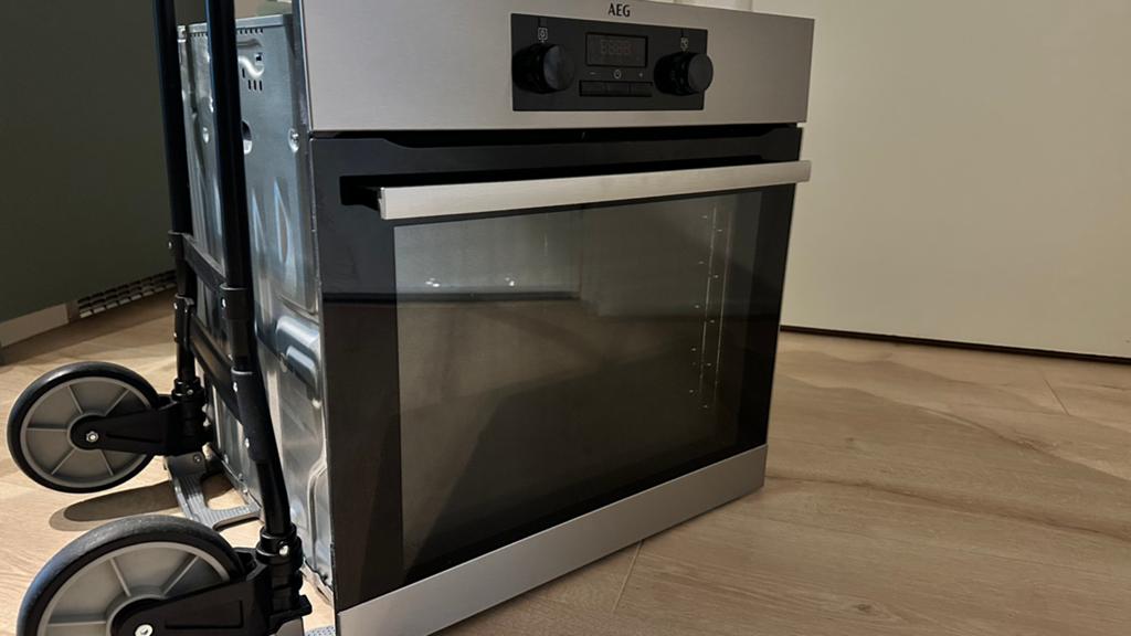 AEG Inbouw oven BEK231010M, Witgoed en Apparatuur, Ovens, Ophalen, Gebruikt, Heteluchtoven, Inbouw