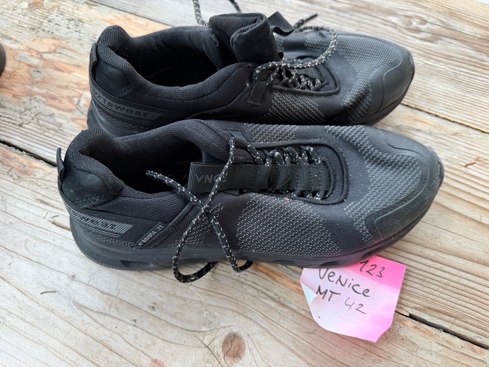 Venice Sportschoenen Maat 42 Zwart, Verzenden, Gedragen, Zwart, Sneakers of Gympen