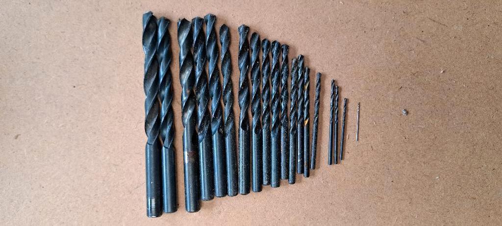 Setje Nieuwe boren 19 st HSS. 1,5 tm 10 mm, Ophalen of Verzenden, Nieuw, Overige typen
