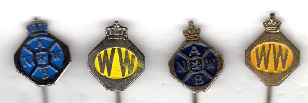 4 speldjes ANWB WEGENWACHT (A5), Verzamelen, Ophalen of Verzenden, Gebruikt, Overige onderwerpen