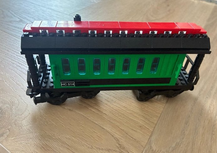 LEGO 10015 My Own Train Groene Passagierswagon Wagon, Ophalen of Verzenden, Zo goed als nieuw
