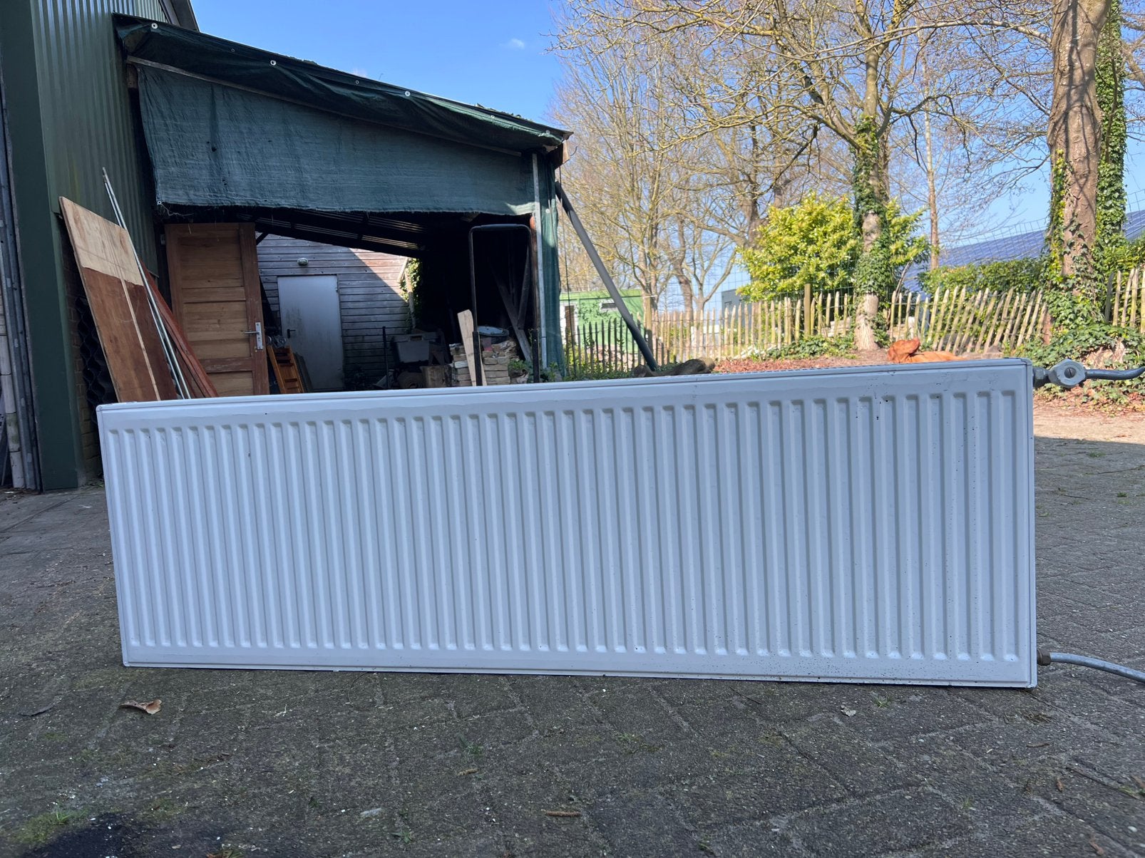 Radiator Delonghi 160cm lang, Ophalen, Gebruikt