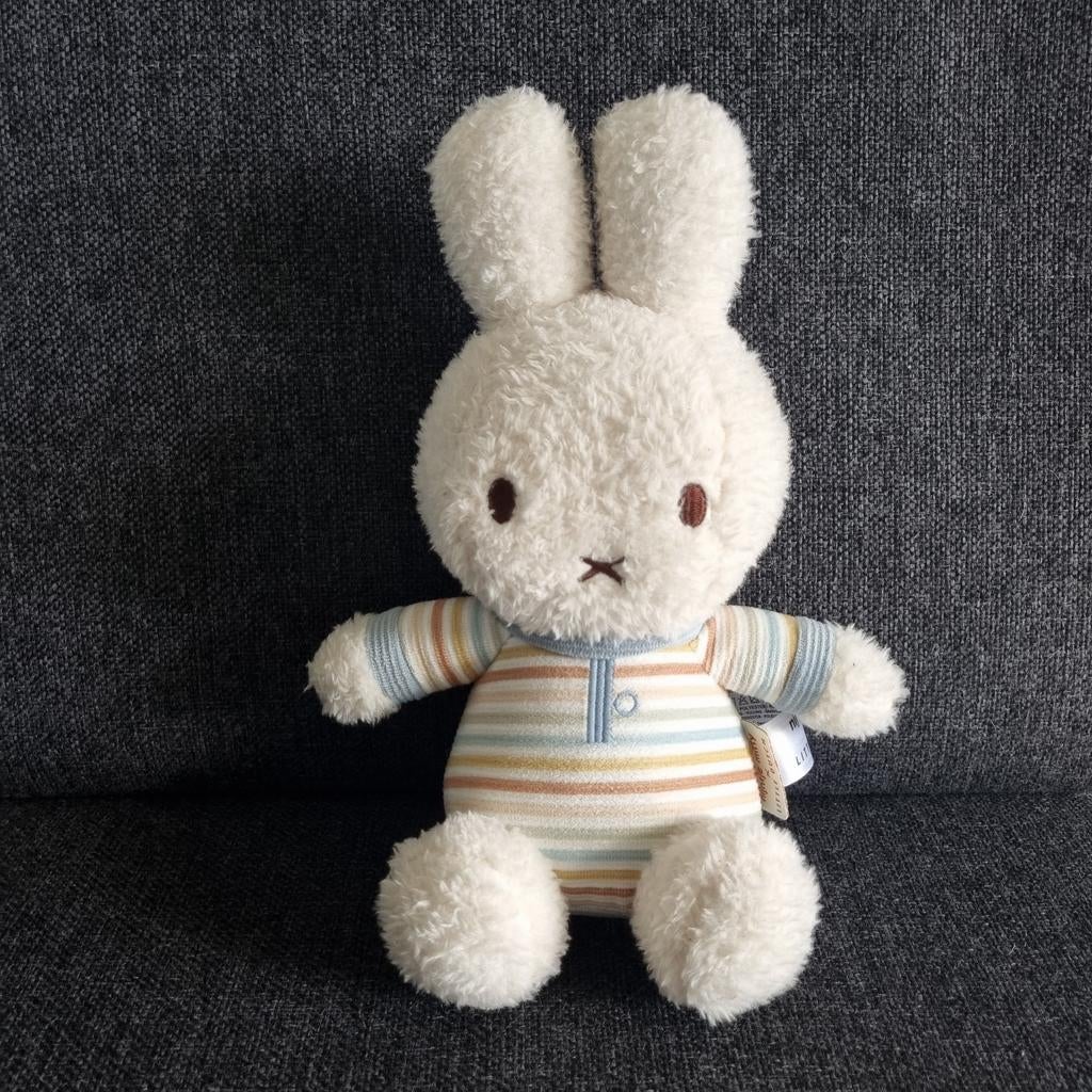 Little dutch x nijntje knuffel gestreept teddy, Ophalen of Verzenden, Zo goed als nieuw, Konijn