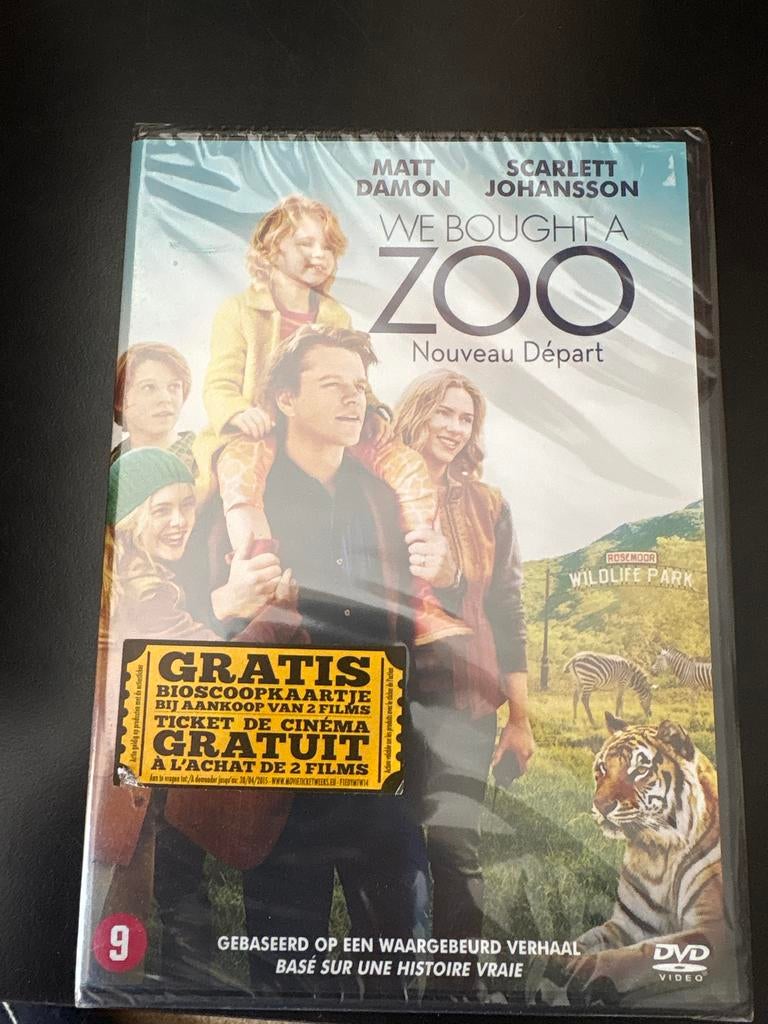 DVD We Bought a Zoo (Nouveau Départ), Vanaf 9 jaar, Ophalen of Verzenden, Nieuw in verpakking