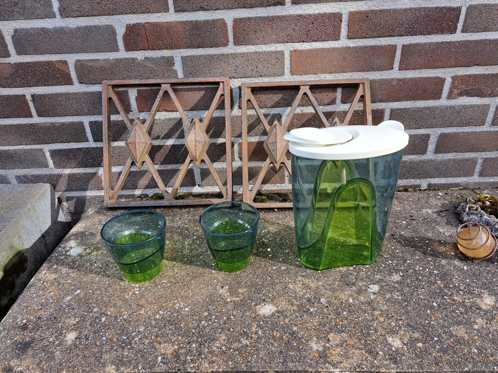 Tupperware Eleganzia sapkan + glazen, Ophalen of Verzenden, Nieuw, Overige typen