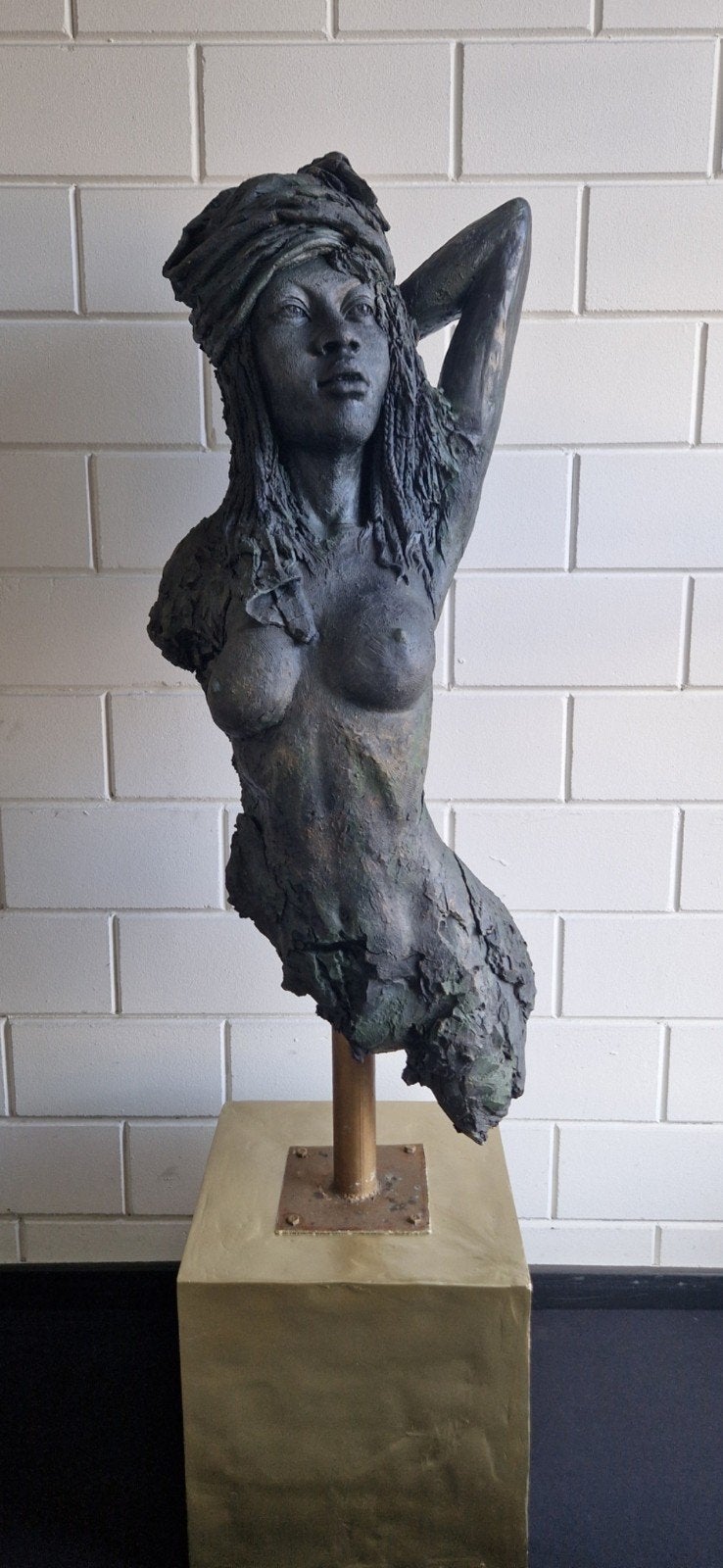 uniek KUNSTOBJECT  exotisch erotisch beeld vrouw sculptuur, Antiek en Kunst, Ophalen