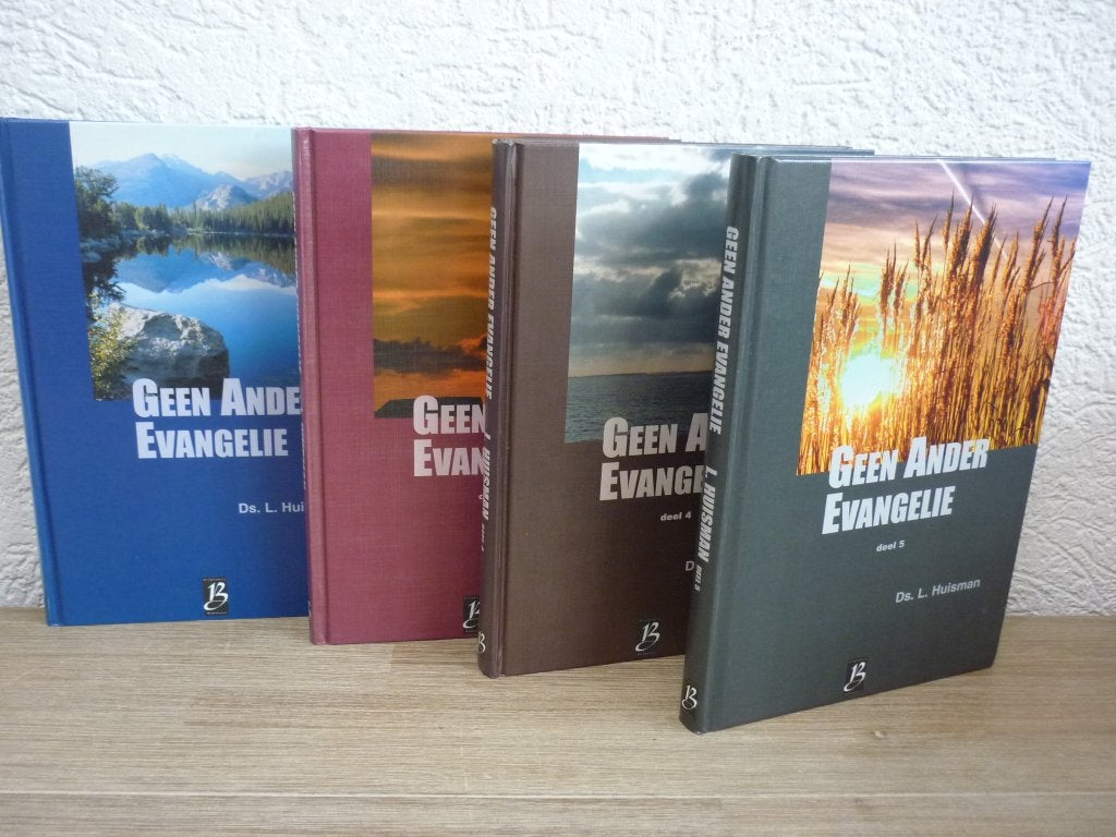 Ds. L. Huisman - Geen Ander Evangelie -  (4 delen), Christendom | Protestants, Ophalen of Verzenden, Zo goed als nieuw, Ds. L. Huisman