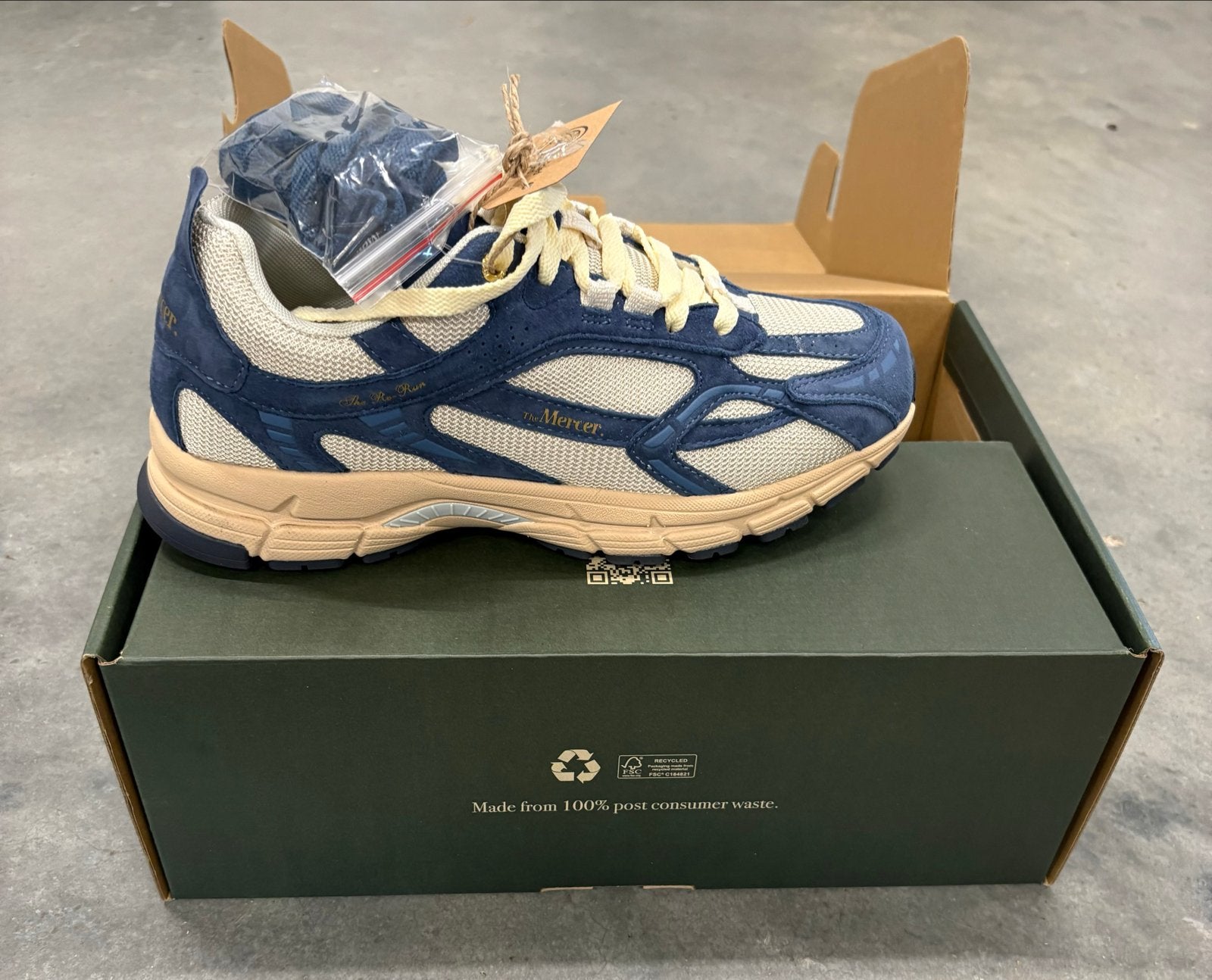Mercer Brand The Re-Run Dessert 2.0 Sneakers Maat 41, Ophalen of Verzenden, Nieuw, Blauw, Sneakers of Gympen