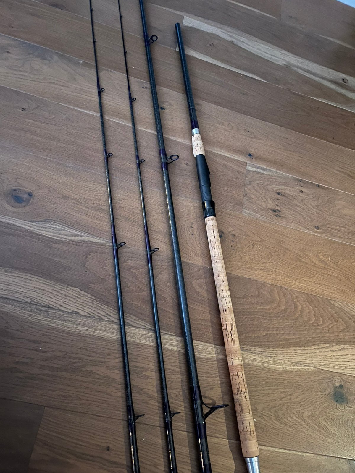 Unieke feeder hengel gemaakt van Sportex kevlar zalm blank., Ophalen of Verzenden, Nieuw, Werphengel