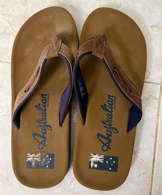Heren slippers AUSTRALIAN, Slippers, Bruin, Verzenden, Zo goed als nieuw
