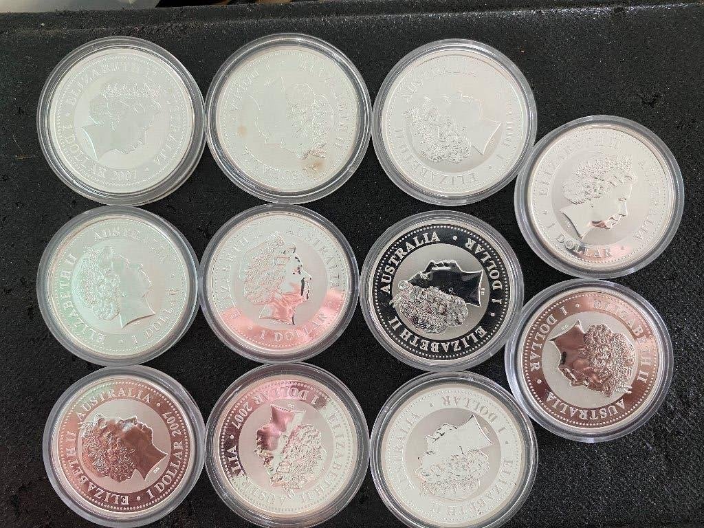 Lunar 1  1 oz, Postzegels en Munten, Munten | Oceanië, Ophalen of Verzenden, Setje, Zilver