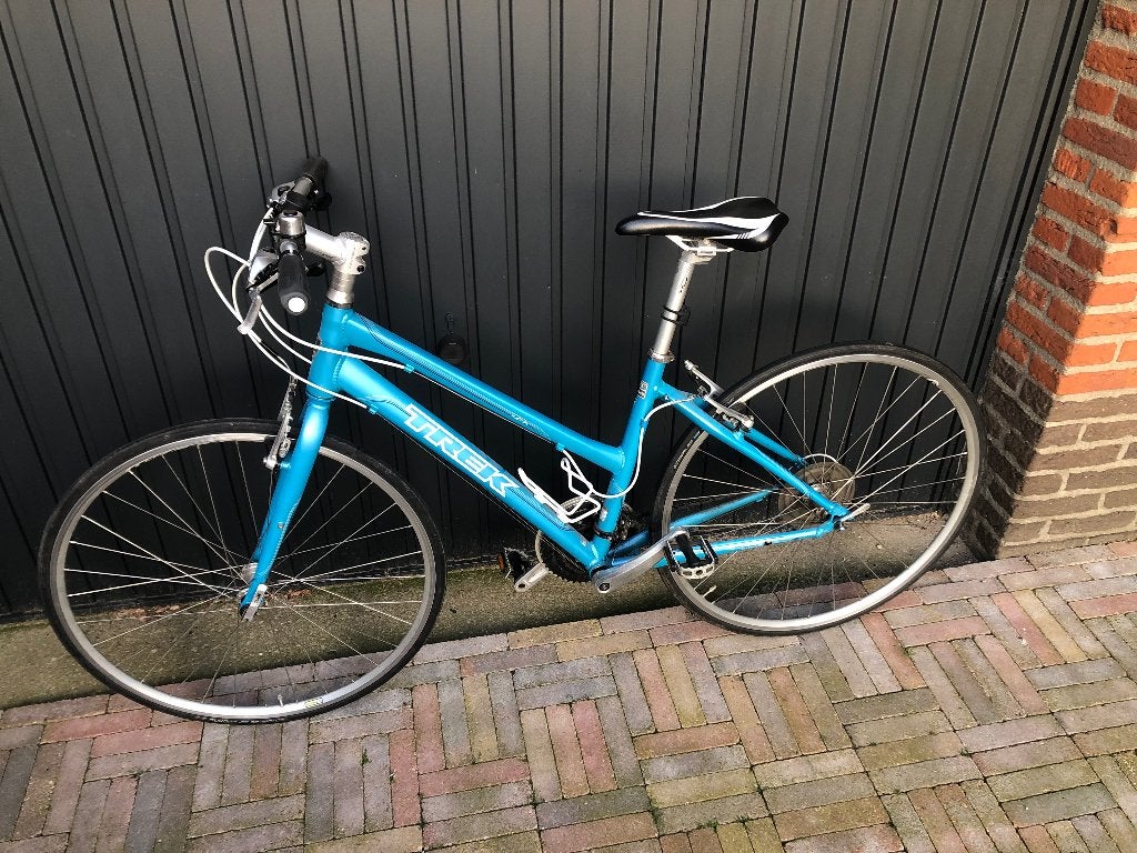 TREK fiets mountainbike sportfiets lichtblauw, Fietsen en Brommers, Minder dan 45 cm, Ophalen, Gebruikt, Trek