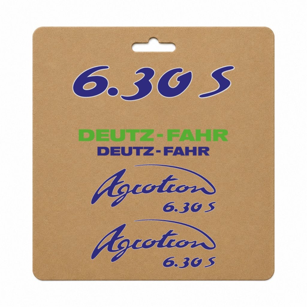 Vervangende Stickers Deutz Agrotron 6.30 - 6.45, Verzenden