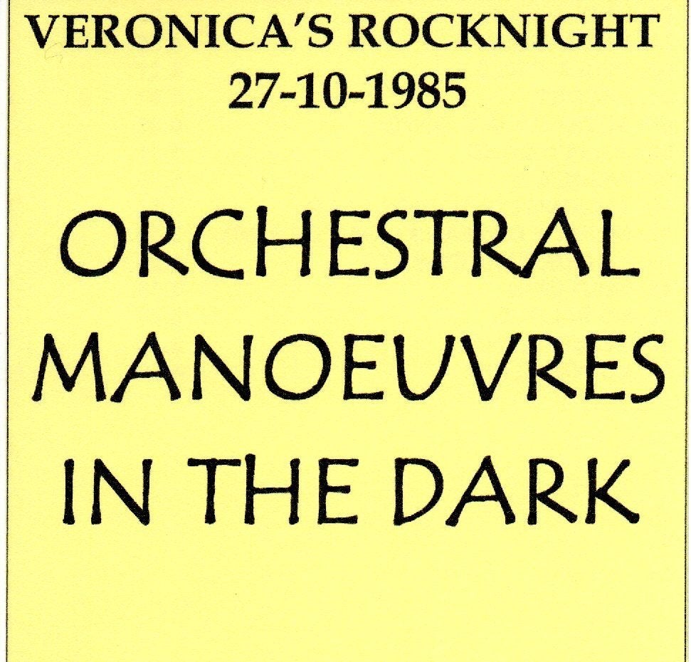 ORCHESTRAL MANOEUVRES IN THE DARK-VERONICA'S ROCKNIGHT (CD), Inclusief doosje, Ophalen of Verzenden, Zo goed als nieuw, Poprock