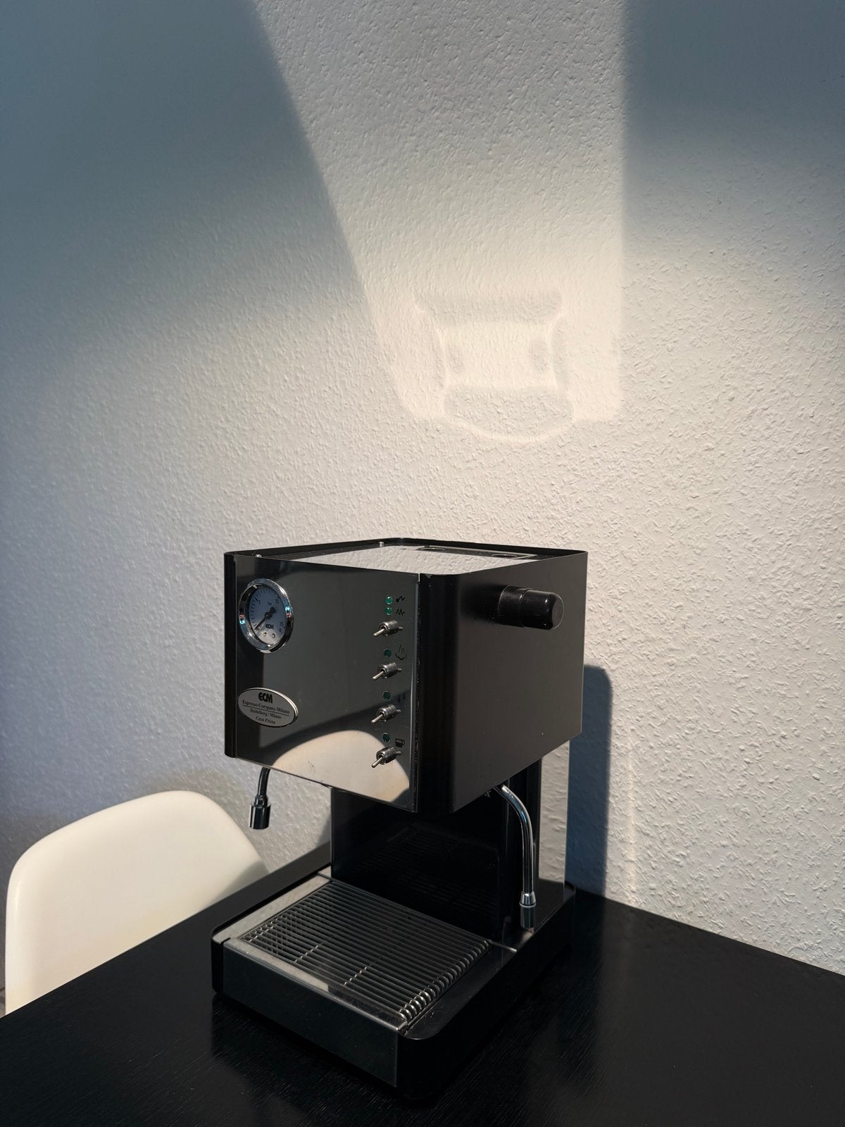 ECM Casa Espressoapparaat met ECM Grinder, Ophalen, Afneembaar waterreservoir, Espresso apparaat, Koffiebonen