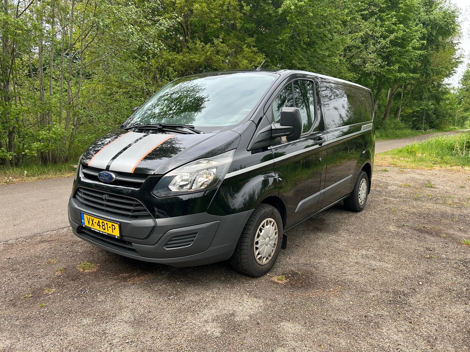 Ford Transit Custom 2.2 Tdci 74KW 2016, Auto's, Voorwielaandrijving, Euro 5, Stof, 4 cilinders