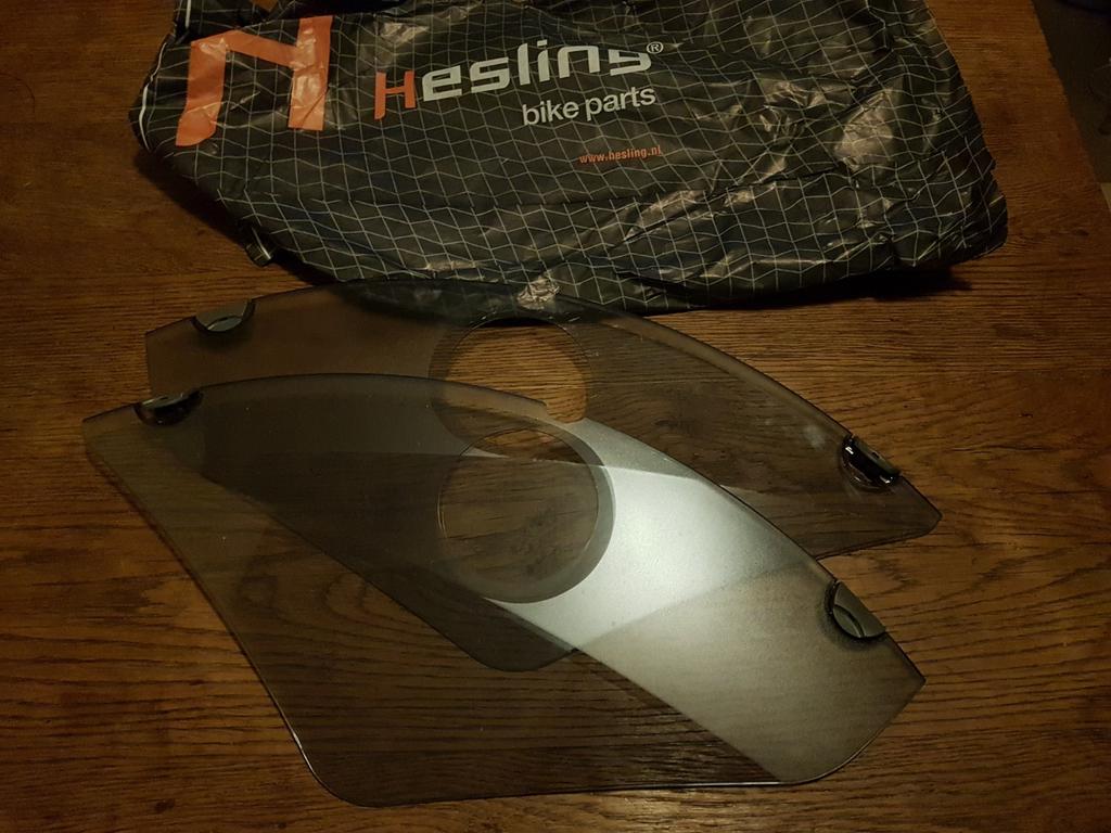 Hesling, hardplastic, transparantie jasbeschermers, Ophalen of Verzenden, Hesling, Stadsfiets, Nieuw