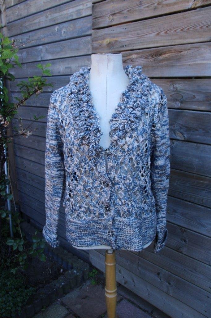 Vest blauw/ creme Didi mt XXL Vaste prijs, Kleding | Dames, Blauw, Maat 46/48 (XL) of groter, Didi, Ophalen of Verzenden