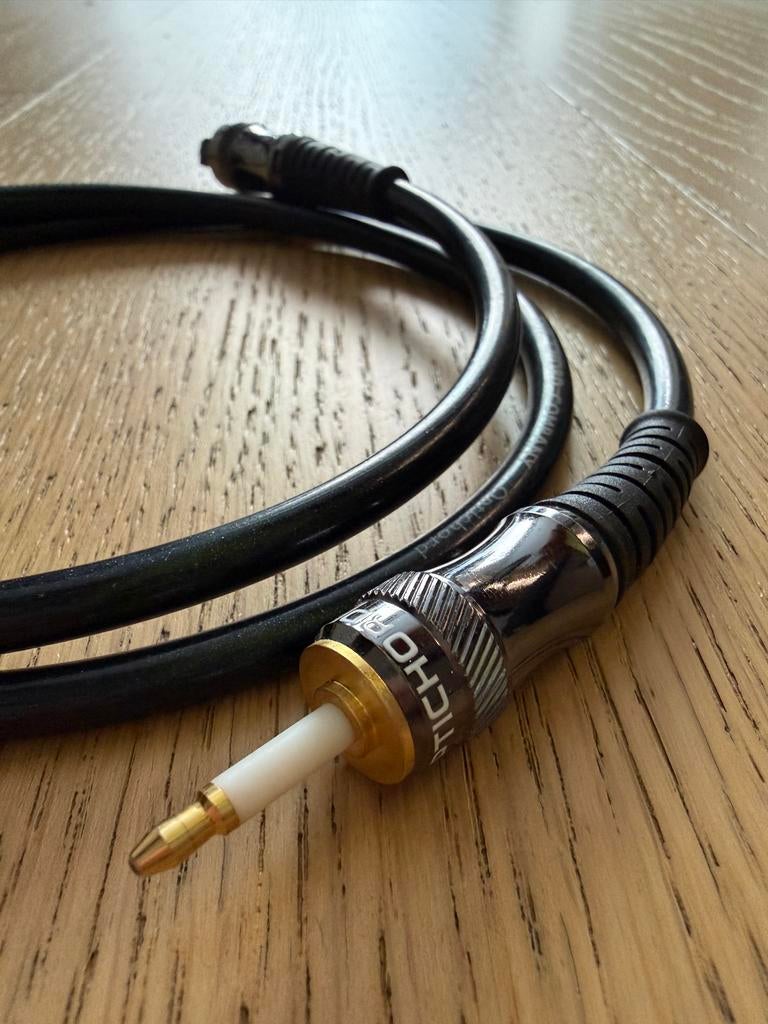 The Chord Company Opticord optische interlink kabel 1m, Ophalen of Verzenden, Zo goed als nieuw, Minder dan 2 meter, Optische kabel