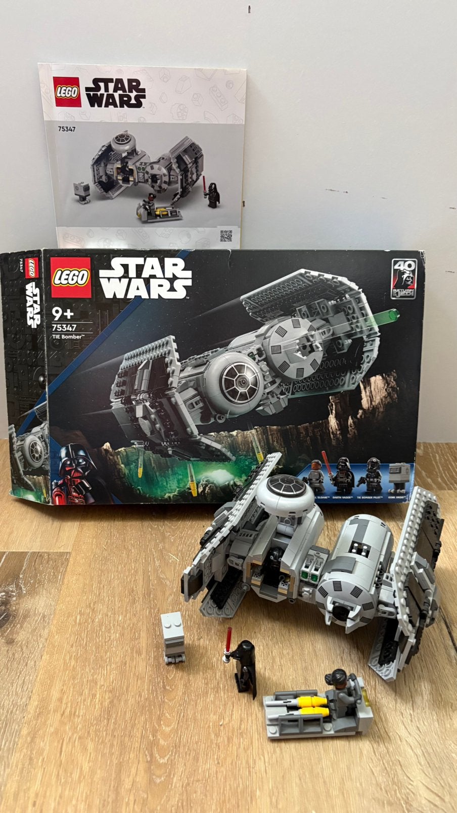 LEGO Star Wars 75347 TIE Bomber – Compleet, Ophalen of Verzenden, Zo goed als nieuw