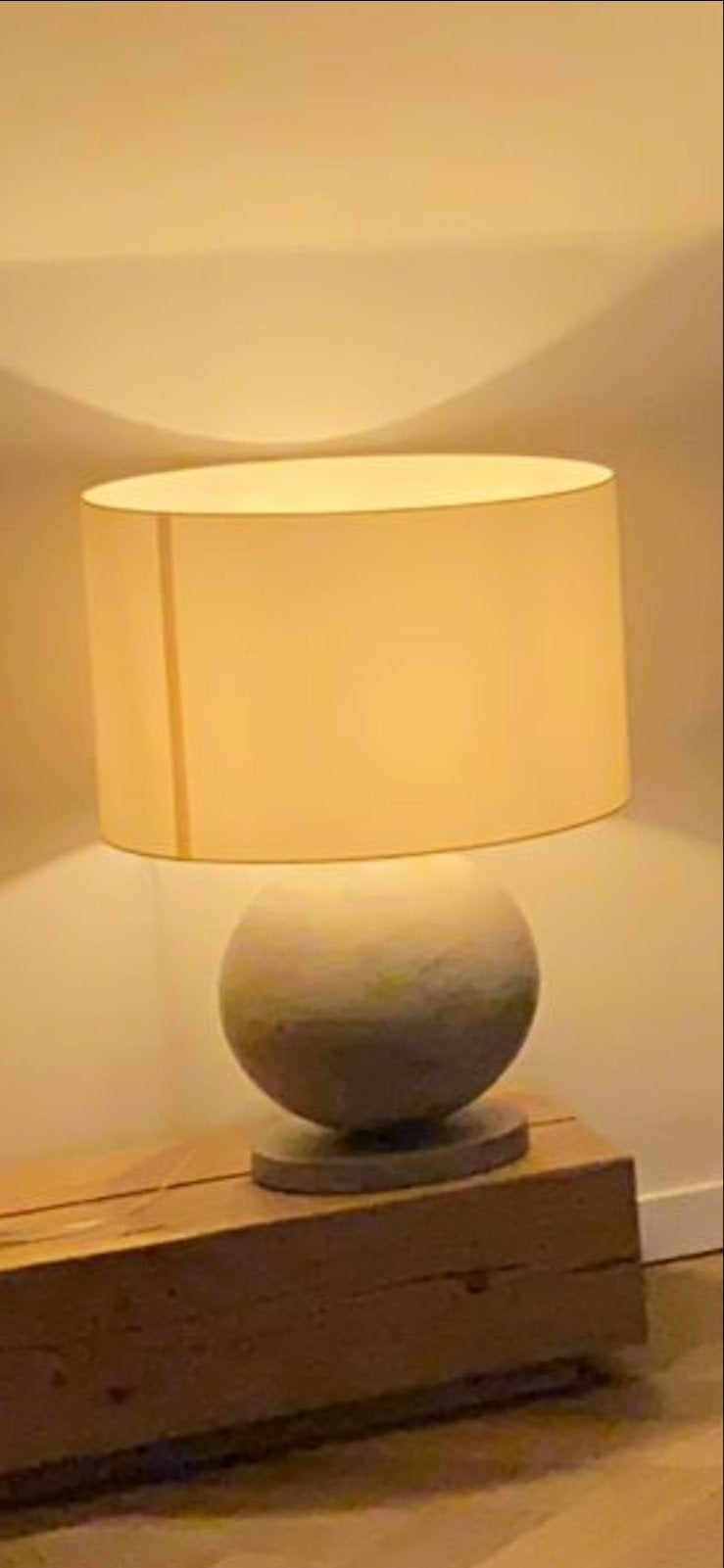 2 Moderne lampen met stoffen kap, Ophalen, Overige merken, Textiel, E27 (groot)