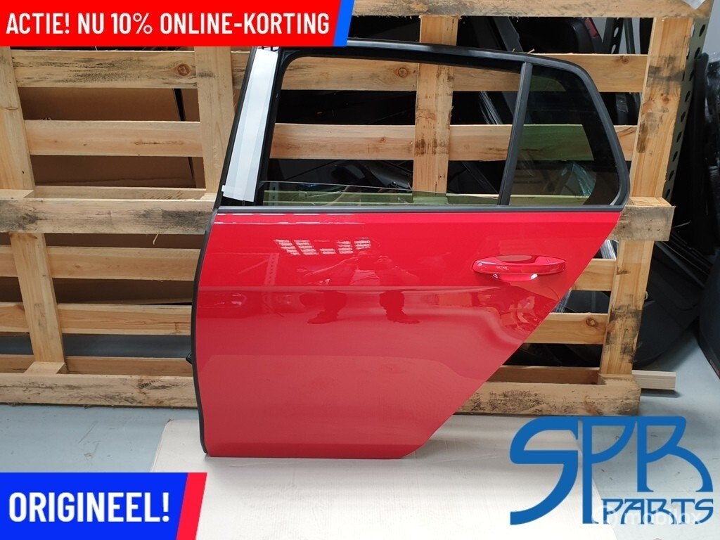 GOLF 7 5 DEURS LINKS ACHTER Portier LY3D LINKSACHTER DEUR LA, Auto-onderdelen, Nieuw, Ophalen of Verzenden, Achter, Volkswagen