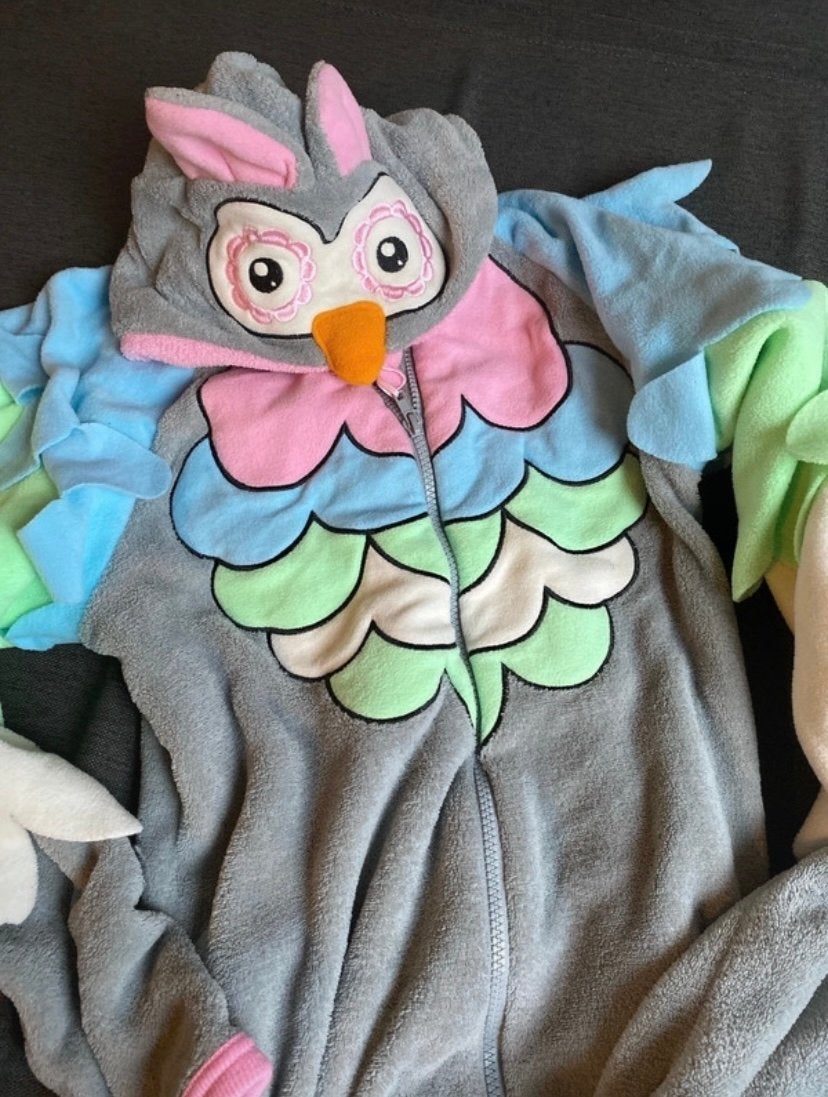 Leuke Uil Onesie - Maat XS - Carnaval/Halloween, Ophalen of Verzenden, Gebruikt, 104 of kleiner, Jongen of Meisje