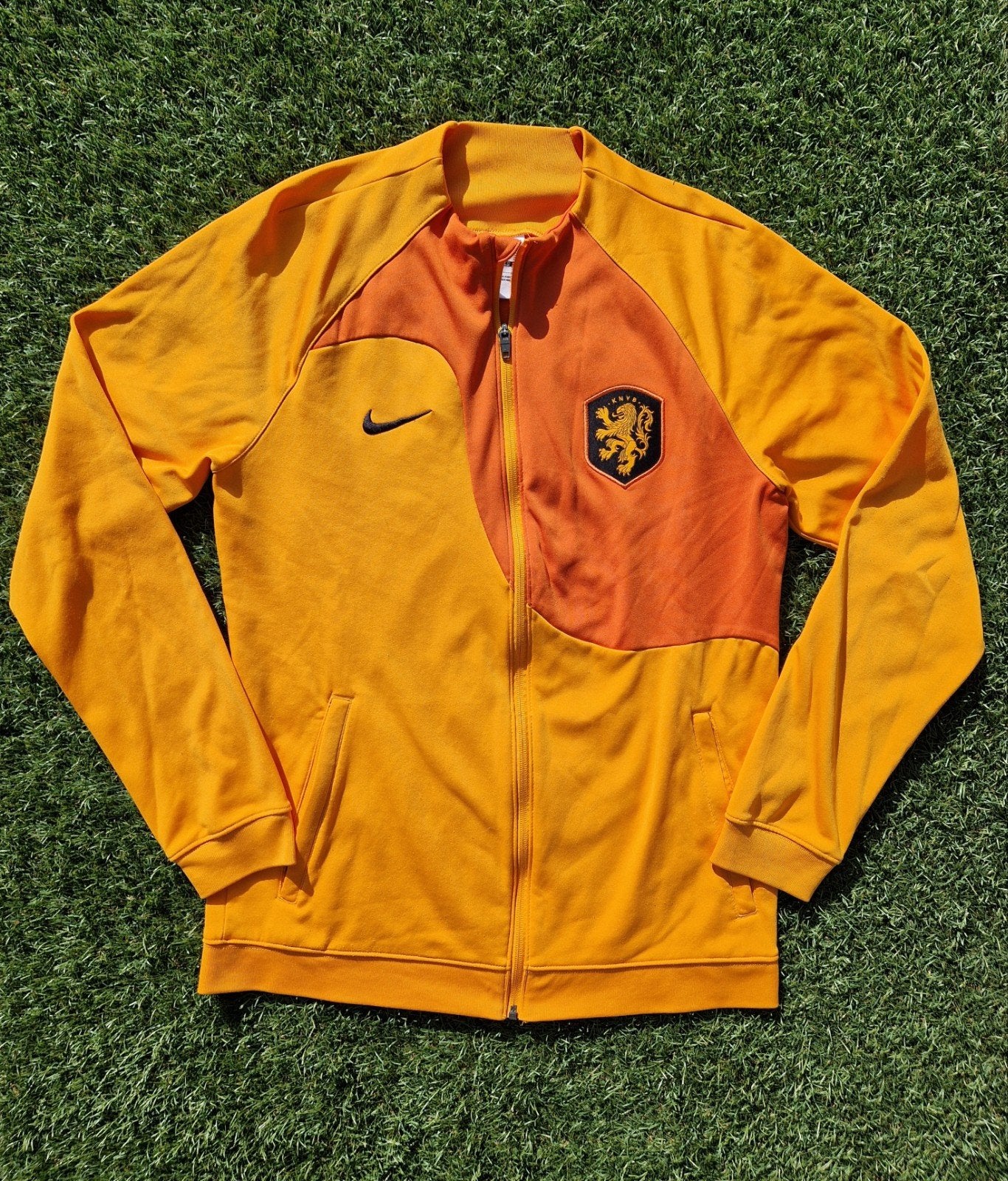 Nederlands elftal trainingsjack KNVB shirt vest 2022, Maat 48/50 (M), Nike, Oranje, Ophalen of Verzenden